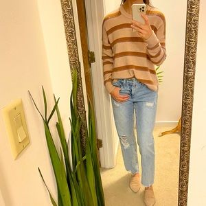 Madewell Westlake striped pullover sweater